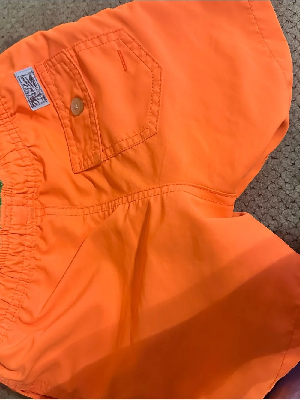 Polo by Ralph Lauren Bright Orange Kids Swim Trunks